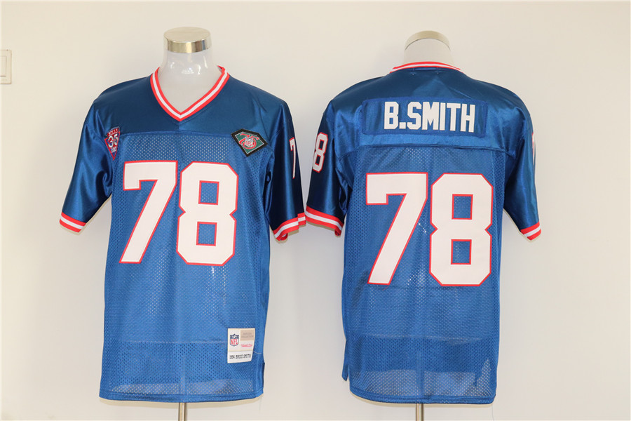 Men's Buffalo Bills Bruce Smith Mitchell & Ness Blue Legacy Jersey